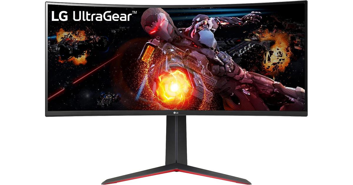 LG 34GP63A 34" Curved UltraWide 2K 160Hz HDR10 sRGB 99% Color Gamut FreeSync™ Premium w/ Built-in Speakers