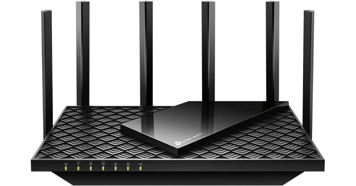 راوتر لاسلكي TP-Link Archer AXE75 AXE5400 Tri-Band WiFi 6E Gigabit AX Router for Gaming VPN Router OneMesh