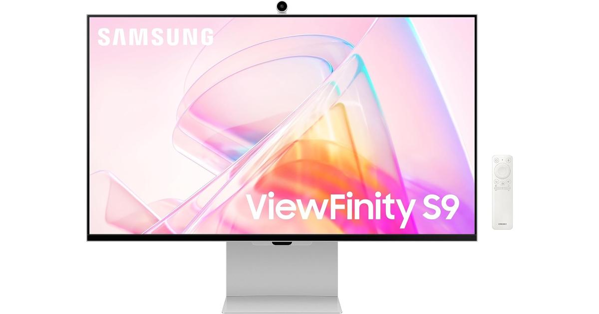 Samsung ViewFinity S9 Smart 27" 5K IPS HDR Smart Calibration Metal Slim Design w/ 4K Slimfit Camera , Speakers & Thunderbolt 4