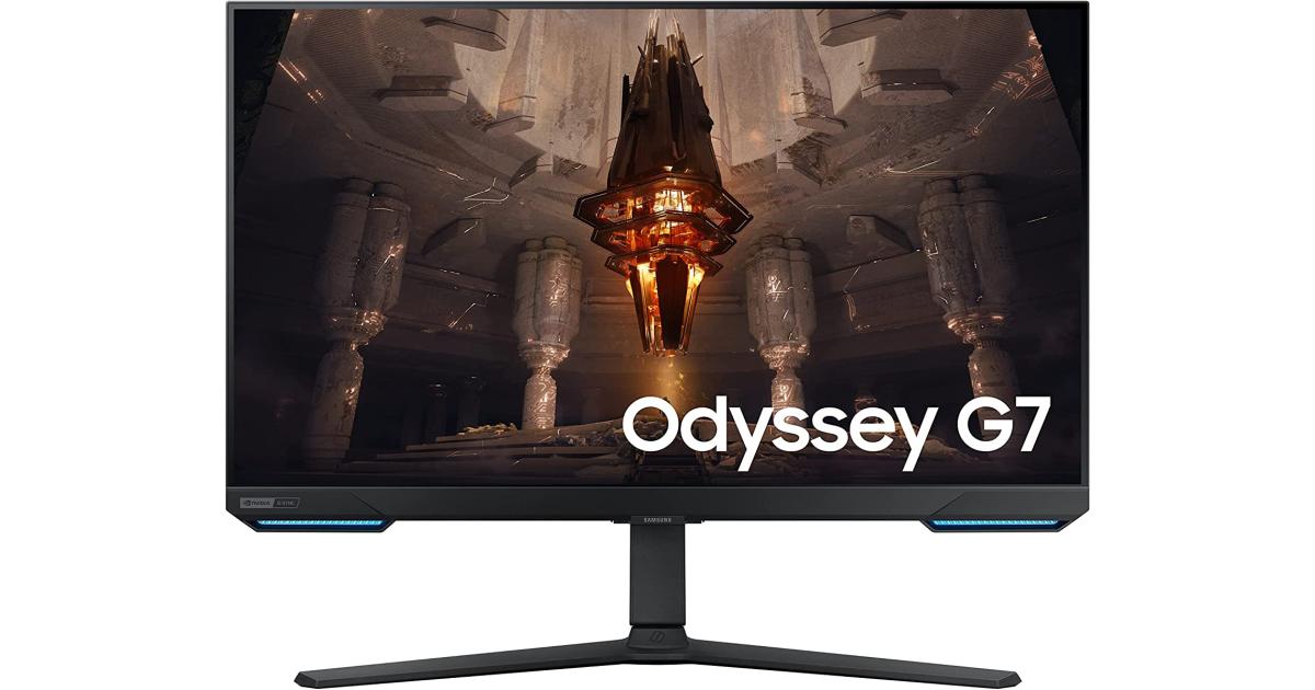SAMSUNG Odyssey G7 (BG702) SMART 32" 4K IPS 144hz 1MS HDR 400 G-Sync Compatible HDMI 2.1 w/ Adjustable Stand & Speakers