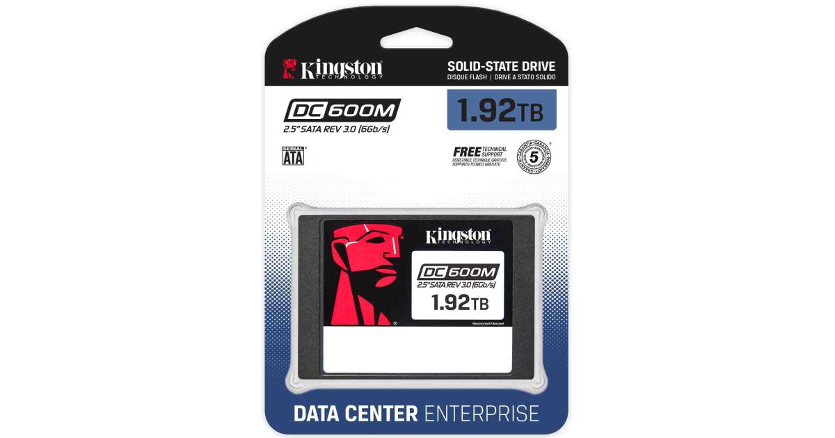 Kingston DC600M 1.92TB Enterprise-Class Enterprise-class For Data Center & Server 2.5" SATA SSD