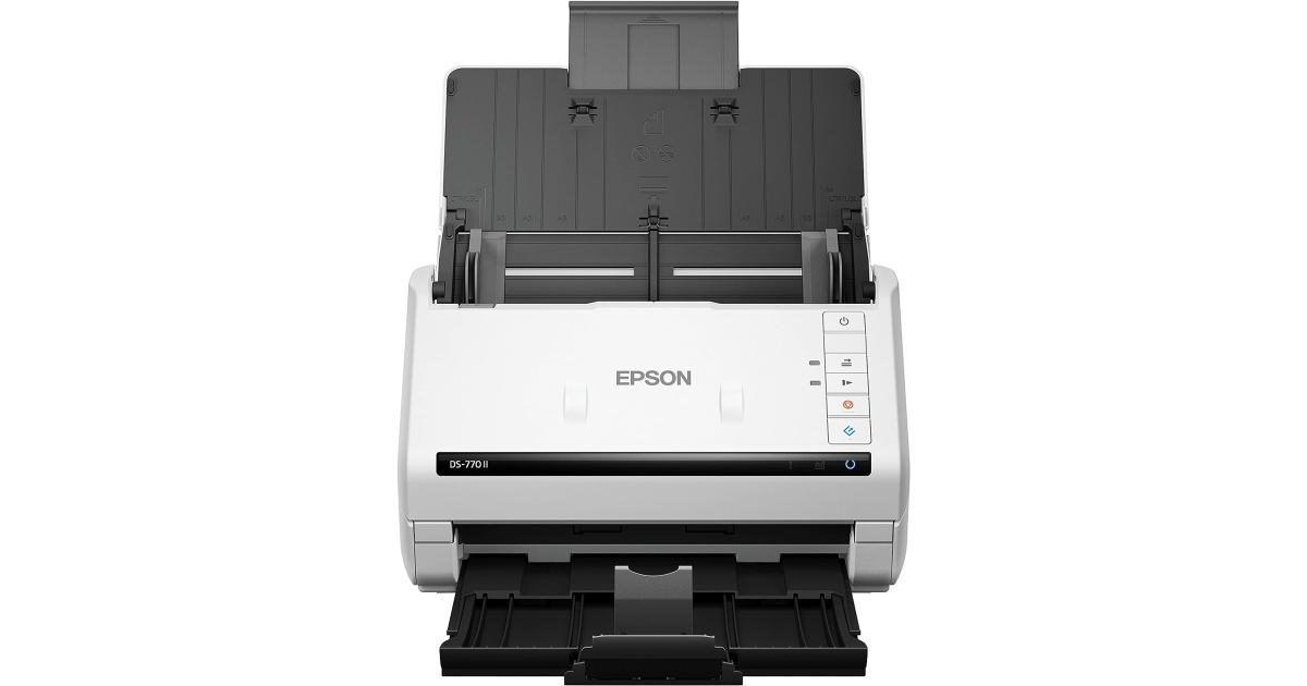 Epson WorkForce DS-770 II Color Duplex Document Scanner w/ ADF up to 45 ppm