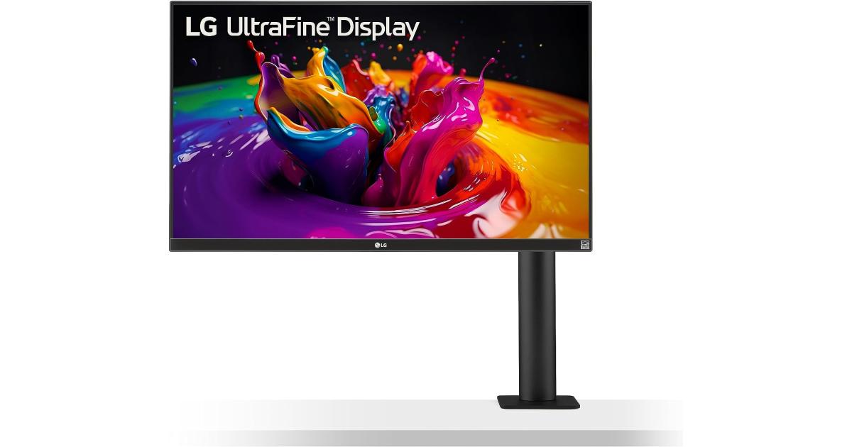 LG 32UN880-B 32" UltraFine Display Ergo UHD 4K IPS Display with HDR 10 Compatibility & USB Type-C Connectivity - Black
