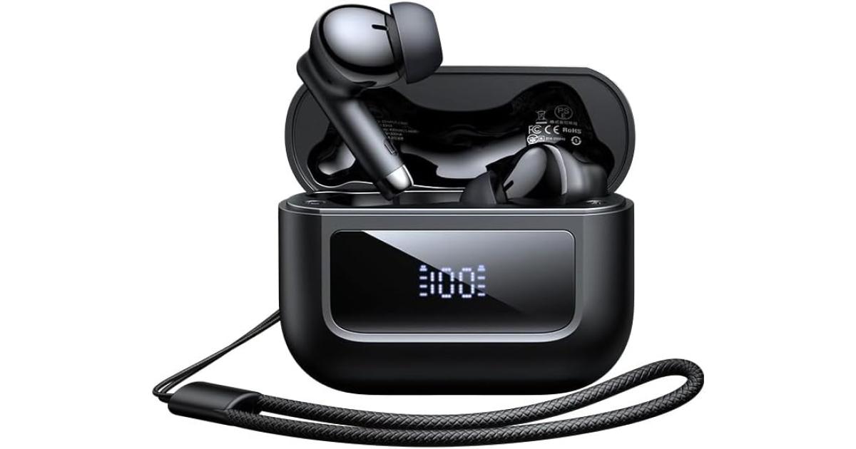 سماعات Mcdodo Bluetooth in-Ear Wireless Bluetooth 5.3 Bluetooth 13 mm Dynamic Driver LED Display Wireless HiFi Stereo
