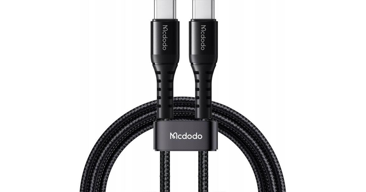 MCDODO CA-5641 USB-C to USB-C 60W Data Cable 1m - 18 Month Warranty