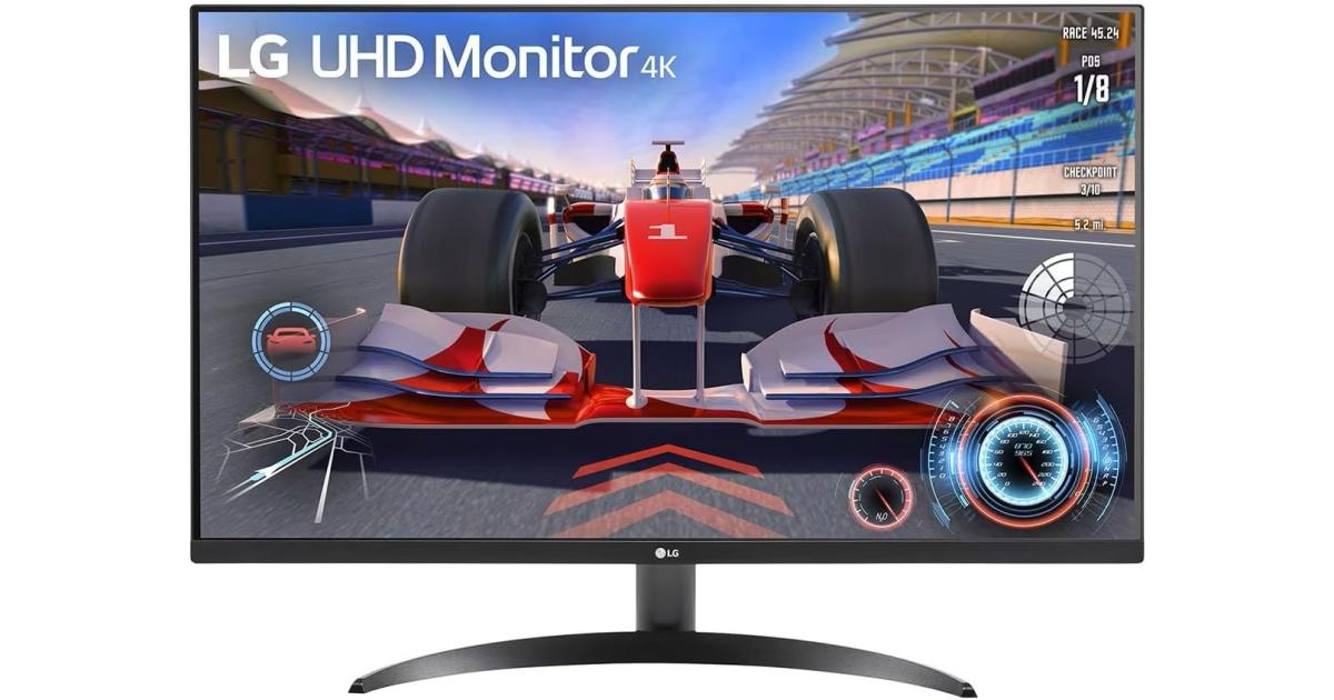 LG 32UR500-B 32” 4K HDR 10 DCI-P3 90% Color Gamut AMD FreeSync Tilt Adjustable w/ Built-in Speakers