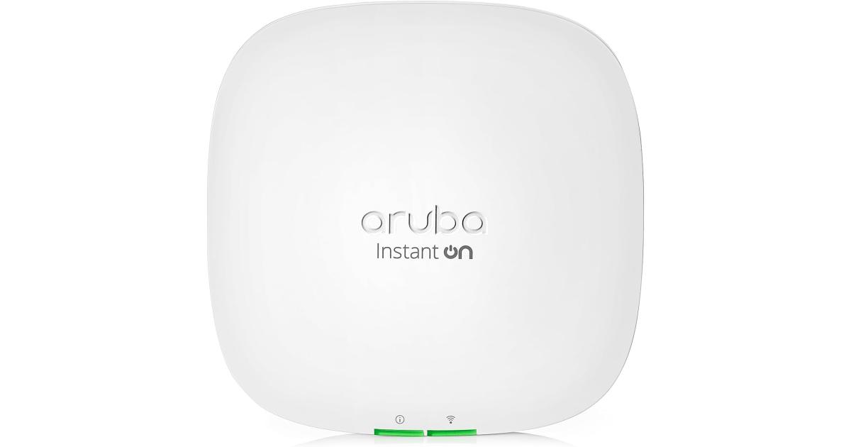 Aruba Instant On AP22 2x2 WiFi 6 Wireless Access Point Long Range Secure Built-in Gatewa Smart Mesh Support Bluetooth (Power Not Include)