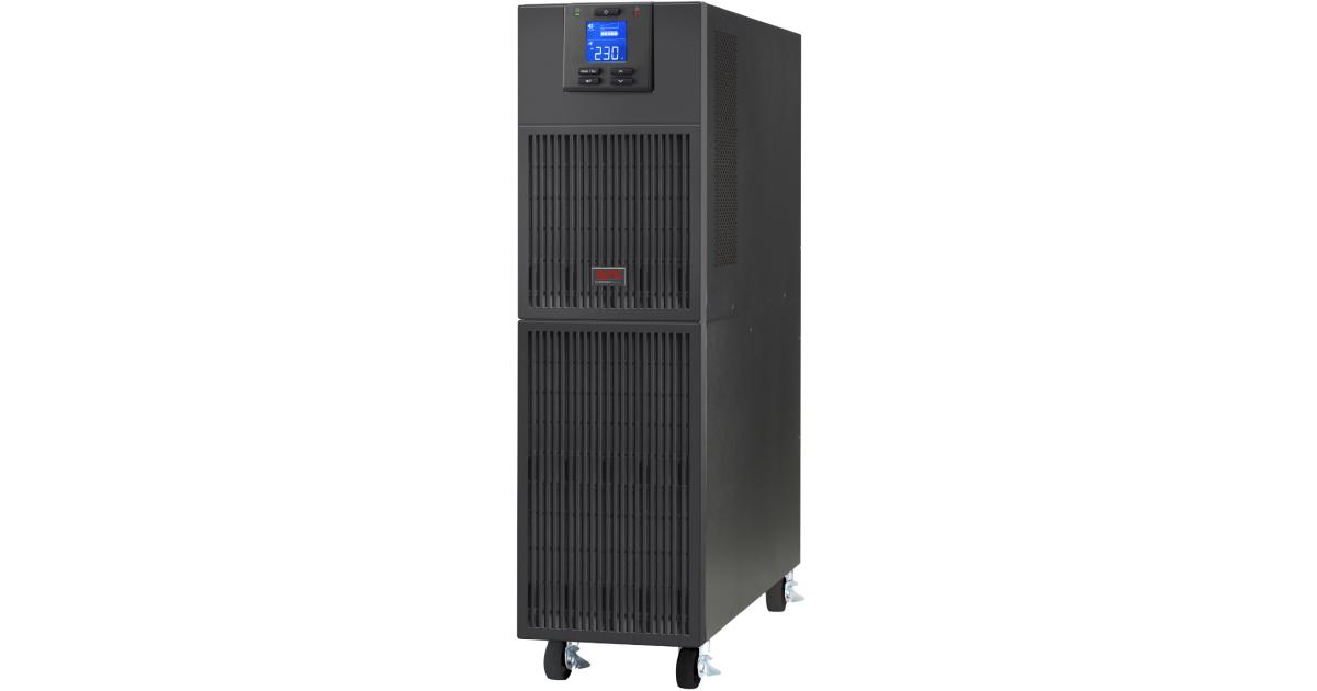 APC SRV6KI Easy UPS On-Line 6KVA 6000W Tower 230V Hard Wire 3-Wire(1P+N+E) Outlet Intelligent Card Slot & LCD