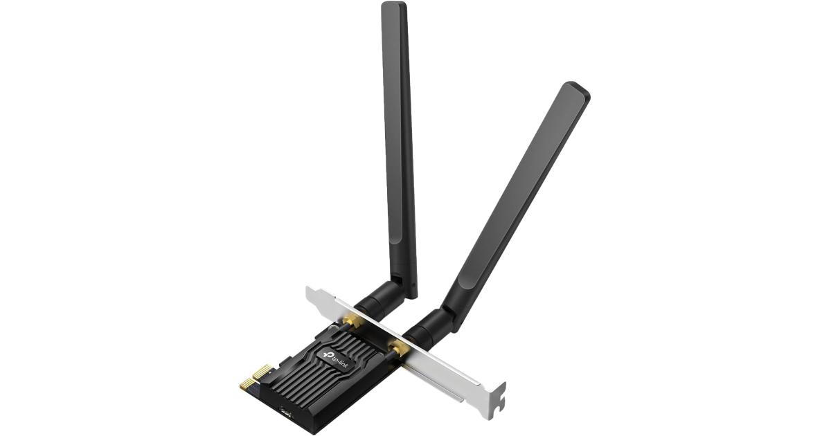 TP-Link Archer TX20E AX1800 WiFi 6 PCIe & Bluetooth 5.2 Dual Band Wireless Adapter MU-MIMO Ultra-Low Latency For Windows 11 &10