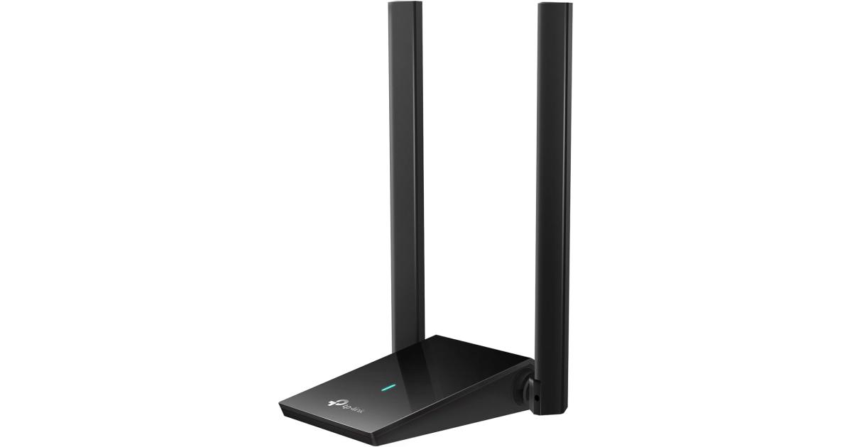 TP-Link Archer TX20U Plus AX1800 WiFi 6 USB Adapter 2.4GHz & 5GHz High Gain Dual Band 5dBi Antenna WPA3 For Windows 11&10