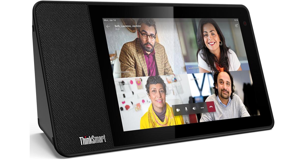 Lenovo ThinkSmart View Wifi 8" HD Smart Touch Screen Video Conference Equipment Integrated Audio & Smart Camera ( For ZOOM Only) - Black
