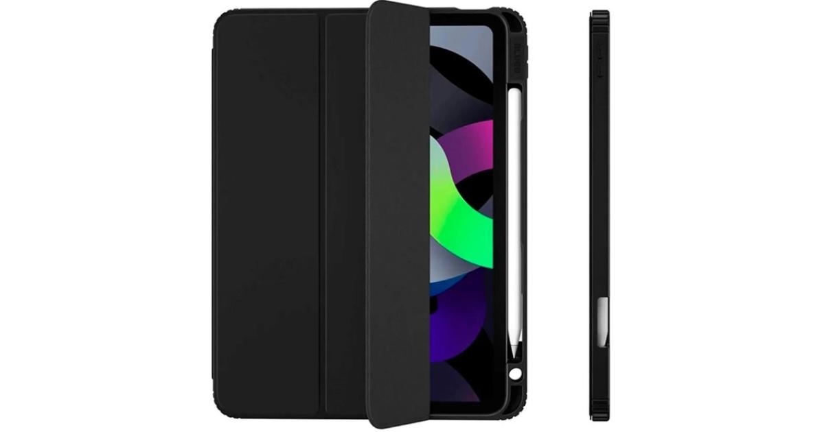 BLUEO APE iPad Case For iPad 10.2" & 10.5" w/ Full 360 Degree Protection & Apple Pencil Slot Design - Grey