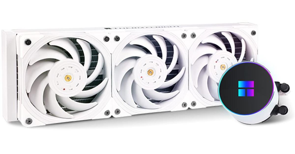 معالج Thermalright Frozen Magic 360 Scenic V2 Water Cooler 3×120mm PWM Fan S-FDB V2.0 Bearing AMD/AM4 - White