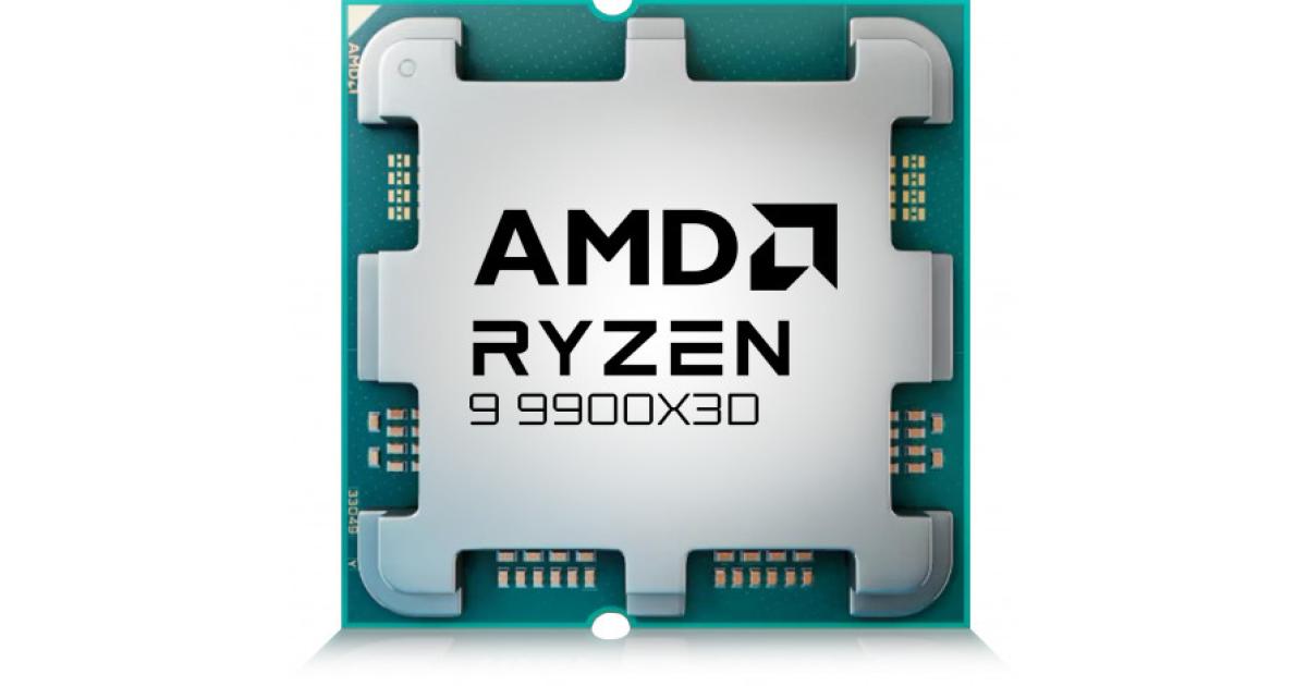 معالج كمبيوتر مكتبي AMD RYZEN 9 9900X3D 12-Core 4.4GHz (5.5 GHz Max Boost) 140MB Cache AM5 , Tray