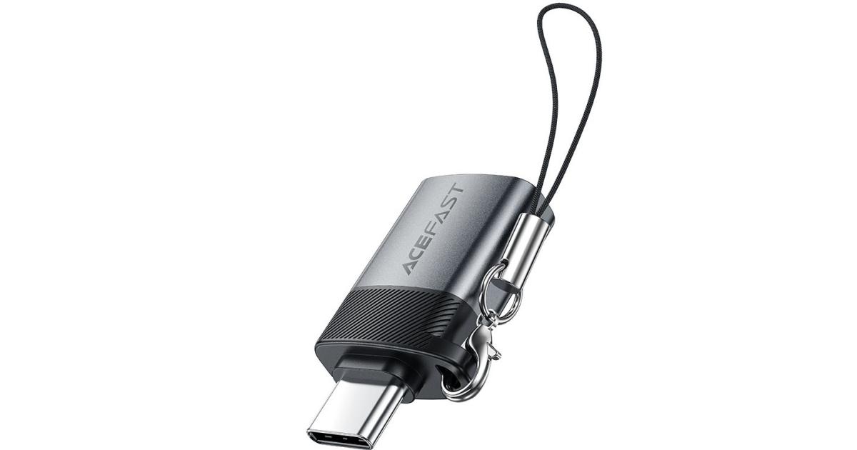 ACEFAST J7 Adapter USB-A to USB-C With Charging+USB 3.0 data transfer and OTG function