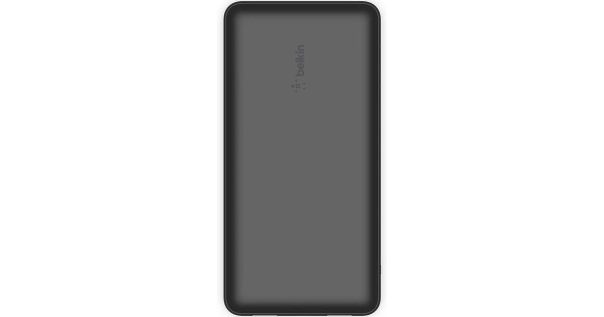 باور بنك (شاحن متنقل) Belkin BoostCharge, USB C 20000mAh w/ 2xUSB-A Ports, 15W, iPhone 17, Air, Pro, Samsung Galaxy S25, iPad, Nintendo Switch 2, Google Pixel 10, etc. - Black