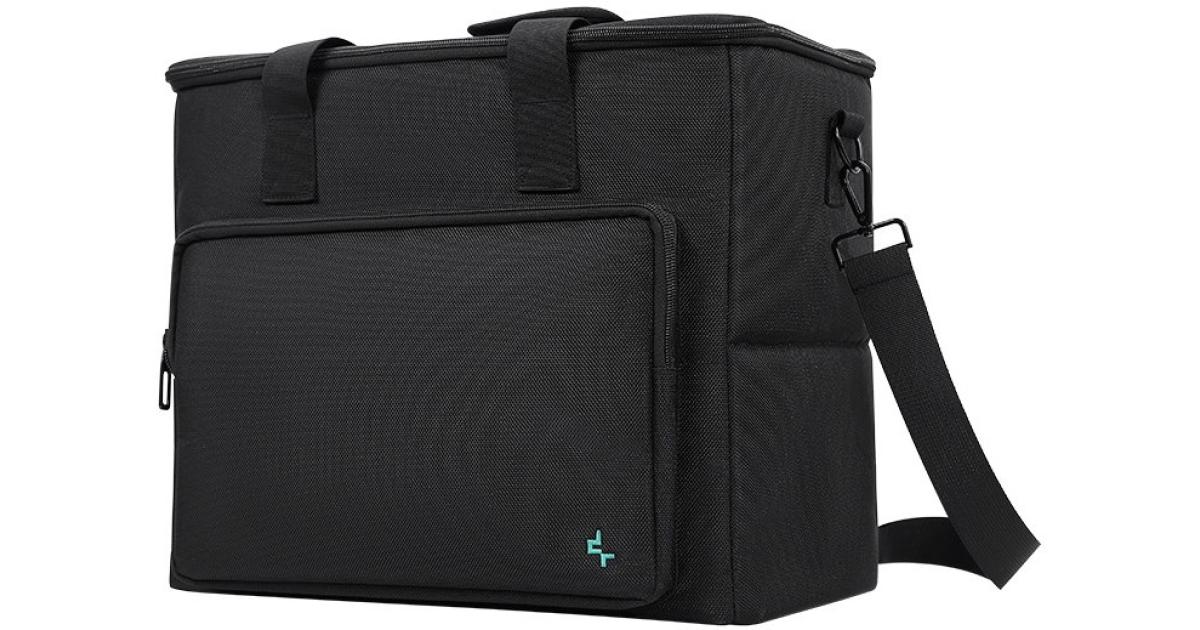 كيس كمبيوتر DeepCool CaseFree Bag 28L Designed For Gamers & Creators Oxford Cloth, Pearl Cotton Scratch Resistant , Black