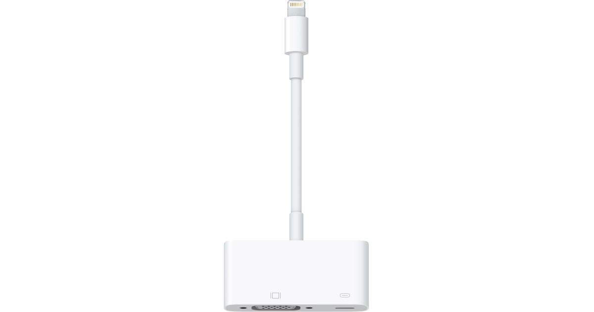 Apple Lightning to VGA Adapter, White