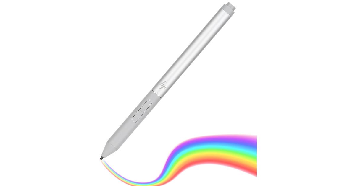 HP Rechargeable G3 Stylus Pen Active Pen Natural Silver Pressure Levels 4096 Compatible With Selected Laptops Models