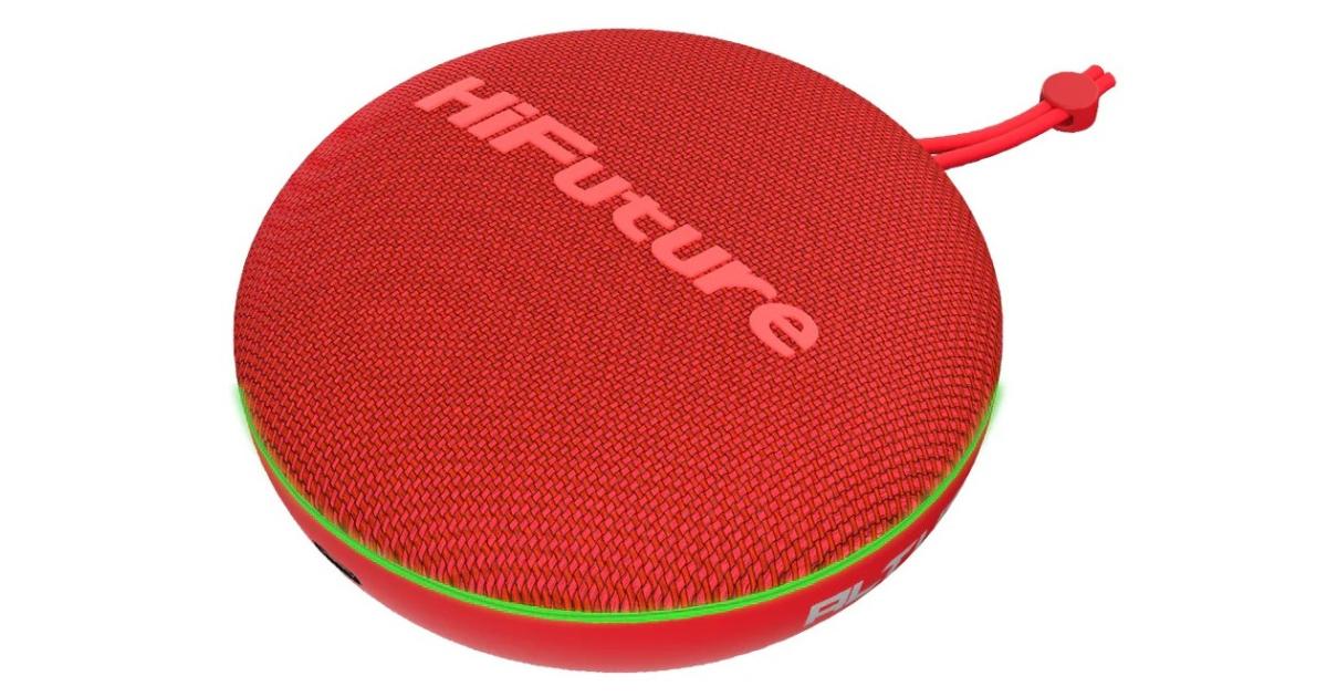 HiFuture Altus Bluetooth 5.3 Speaker with APTX waterproof, up to 8-Hours Battery Life, True Wireless Stereo (TWS) mode, 8.0, IPX5 - Red