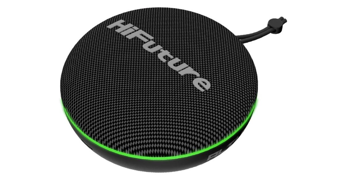 HiFuture Altus Bluetooth 5.3 Speaker with APTX waterproof, up to 8-Hours Battery Life, True Wireless Stereo (TWS) mode, 8.0, IPX5 - Black