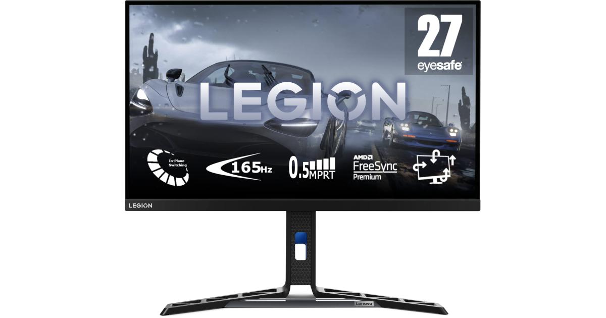 Lenovo Legion Y27-30 27" IPS Full HD up to 180Hz (OC) 0.5ms 99% sRGB AMD FreeSync™ Premium Adjustable Stand & Speakers