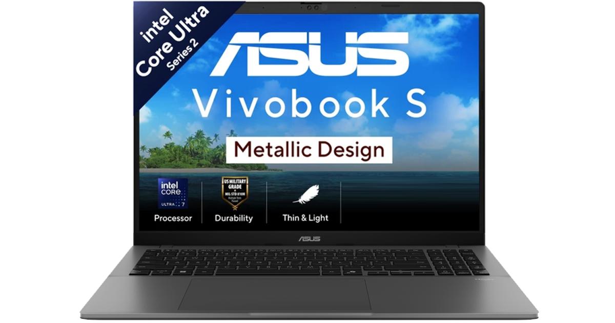 كيبورد ASUS Vivobook S16 (2025) S3607CA Intel® Ultra 7 Gen II 255H HIGH Performance 16-Core Intel® AI Boost w/ DDR5 Memory & Backlit & IPS 144Hz Display , Matte Gray