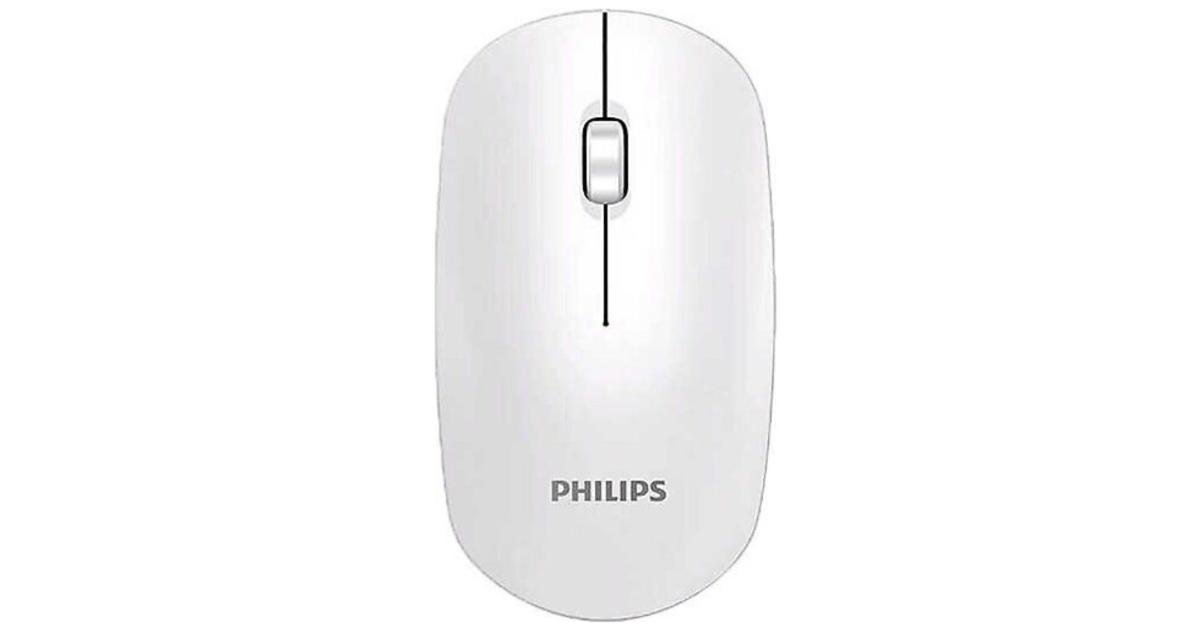 ماوس Philips M315 Wireless Silent Rechargeable 1600 Dpi Silent - White