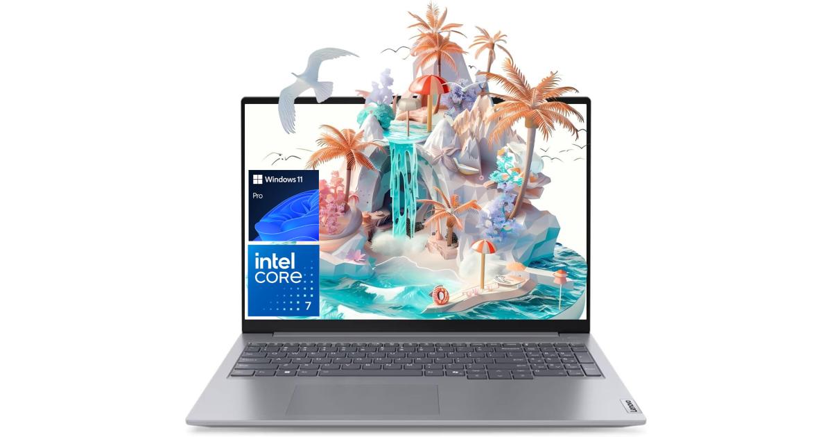 Lenovo Thinkbook 16 Gen 8 (2025) Intel® Core 7 240H HIGH Performance 10-Core Lightweight Aluminum Military Grade Business Class w/ 2 Years Warranty - Arctic Grey