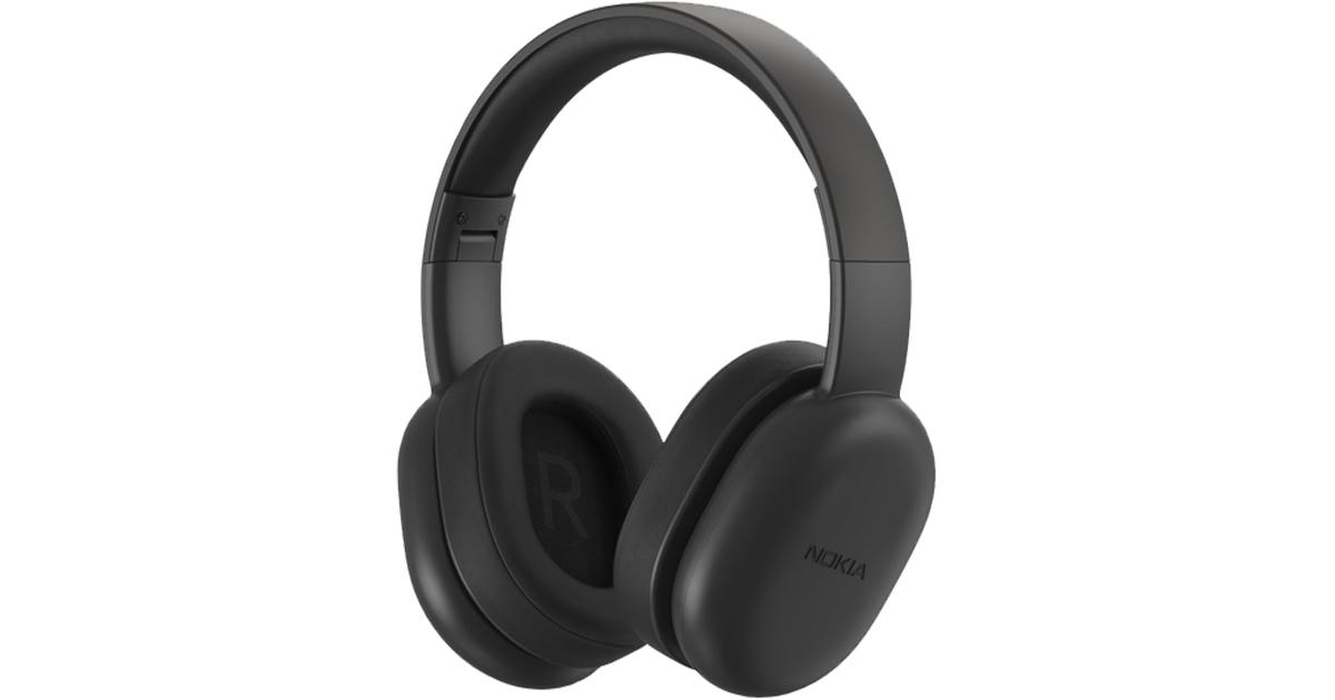 سماعات Nokia E1300 Bluetooth Over Ear, Bluetooth Wireless , 40H Playtime, HiFi Stereo Wireless with Microphone, aptX Low Latency, Soft Earpad, Compact for Phone/PC(Black)
