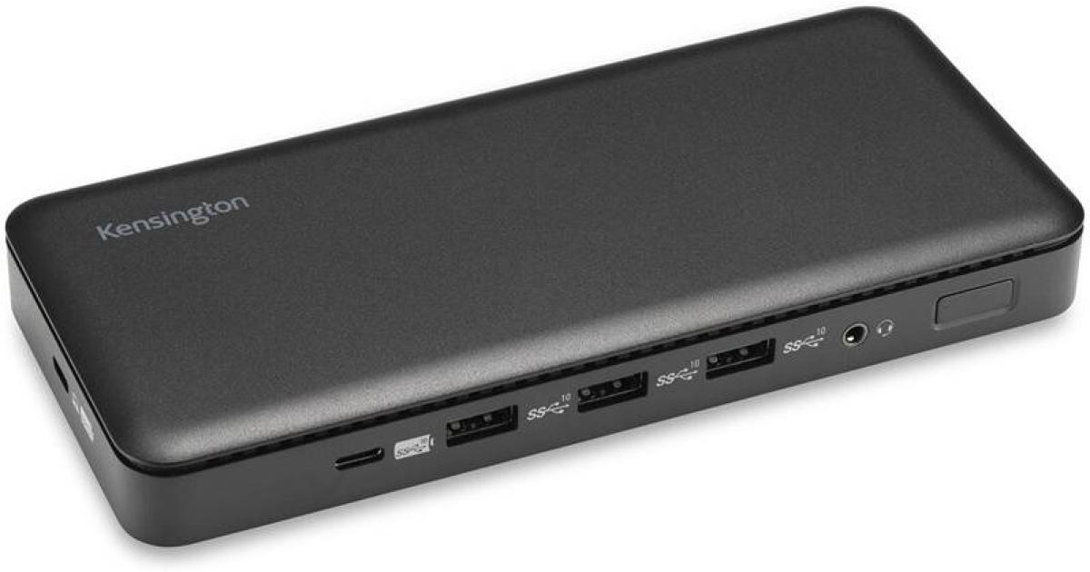 Kensington SD4839P 9-in-1 USB-C Driverless Docking Station, 85W PD, 10Gbps Data Transfer, 85W PD (PD 3.0), 2 DisplayPort++ 1.4, HDMI 2.0 Port, Black