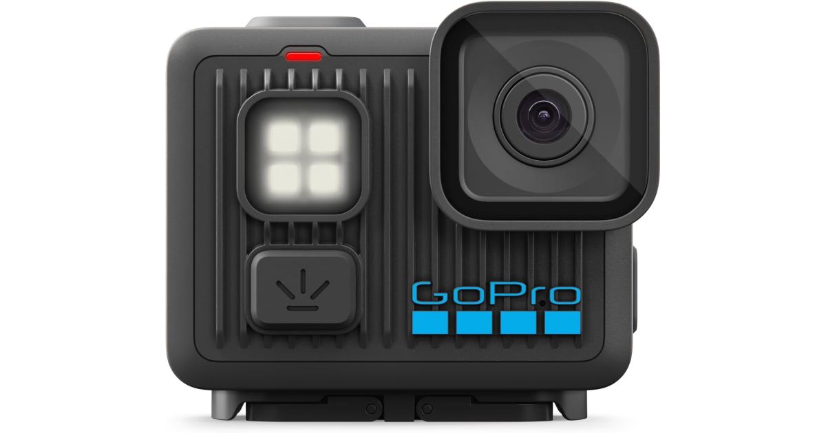 GoPro LIT Hero - Lightweight, Compact, Waterproof Action Camera with Built-in Light, 4K60 Ultra HD Video, 12MP Photo, Touch Screen, HyperSmooth Stabilization