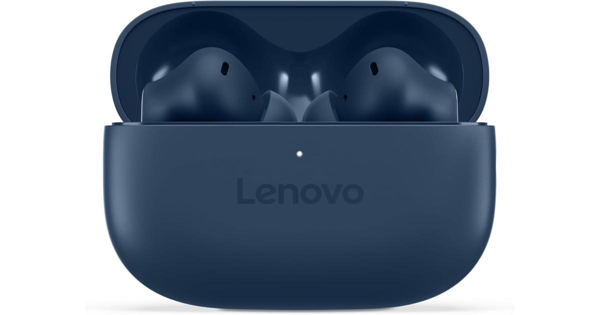 Lenovo TWS Earbuds Yoga PC Edition Cosmic Blue Active Noise Cancellation Bluetooth 5.3 Wireless Earbuds ENC 3-Mic Clear Calls AI EQ Mode Switch for Gaming, Movies, Music, and Meetings