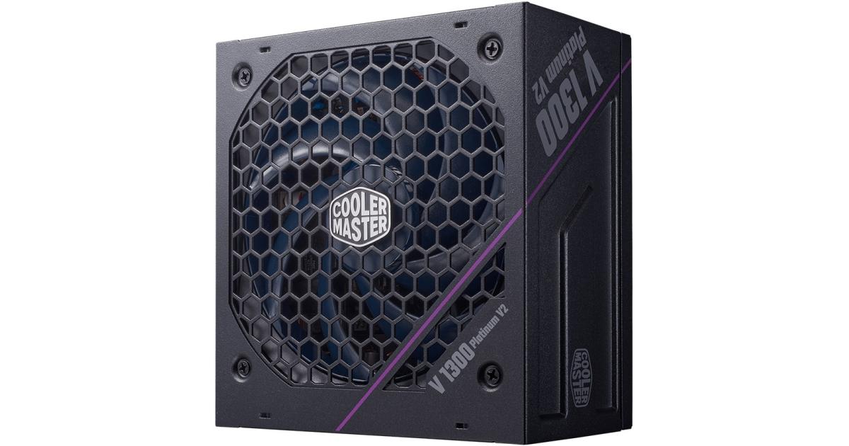 مزود طاقة (PSU) Cooler Master V Platinum V2 1300W 80+ Fully Modular - ATX 3.1 , Ultra-quiet Mobius Fan , Advanced Heat Dissipation , Interleaved PFC Design Decreases Power Loss