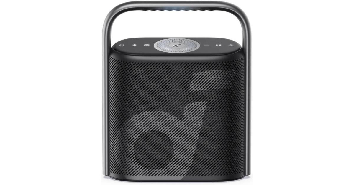 Anker Soundcore Powerful Motion X500 Bluetooth Speaker, Wireless Speaker, Immersive Space Audio, Wireless High-Resolution Sound, 3 Times More Details, 3 Drivers, Black
