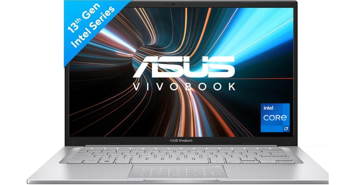 ASUS NEW Vivobook 14 (2023) X1404VA NEW 13th Gen Intel Core i7 10-Cores Thin & Light Military-Grade & Windows 11 Pre-Installed (Customized) - Silver