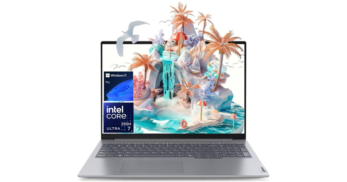 كيبورد Lenovo Thinkbook 16 Gen 8 (2025) Intel® Ultra 7 Gen II 255H HIGH Performance 16-Core Intel® AI Boost w/ DDR5 Memory & Backlit - Arctic Grey