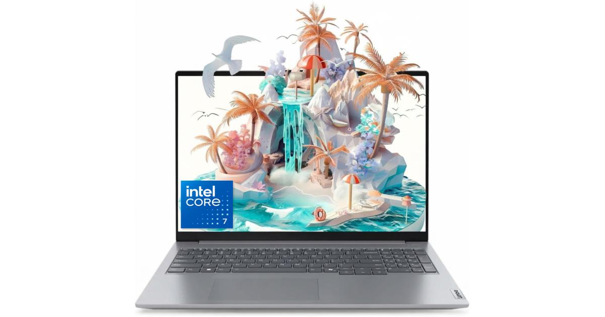 Lenovo Thinkbook 16 Gen 9 (2025) Intel® Core 7 240H HIGH Performance 10-Core Lightweight Aluminum & Military Grade Business Class w/ 2 Years Warranty - Arctic Grey