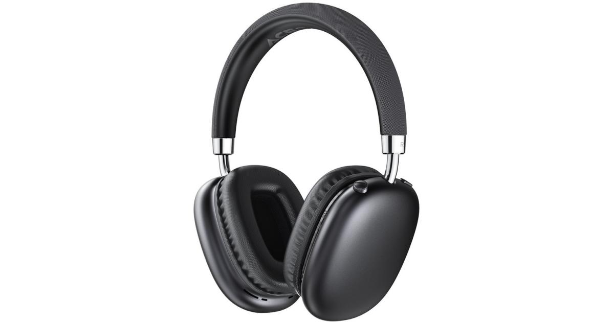 ACEFAST H13 Bluetooth 6.0-Compatible Headphone Low Latency Over Ear Gaming Headset up to 80 hours Battery Life - Black