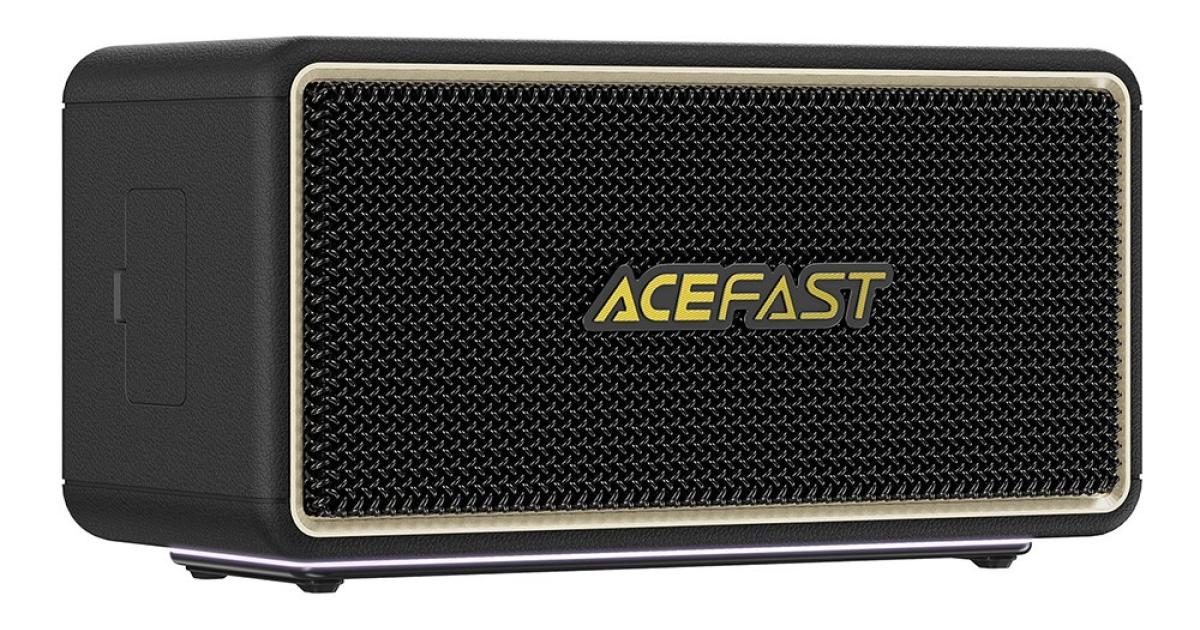 ACEFAST K3 Max Portable Bluetooth-Compatible Speaker Stereo Sound IPX6 Waterproof Loudspeaker up to 20 hours of playtime - Black