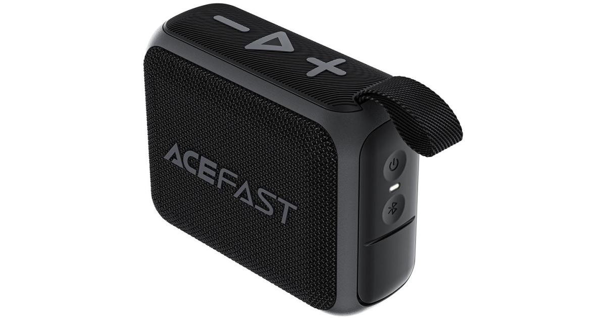 ACEFAST K4 Go Portable Wireless Speaker IPX7 Waterproof Bluetooth-Compatible Subwoofer up to 8 hours of playtime - Black