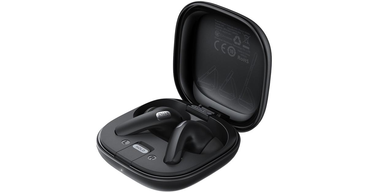 ACEFAST W4 TWS Bluetooth-Compatible Earphones In Ear IPX4 Waterproof Headset with Phone Stand Function Up to 7 hours - Black