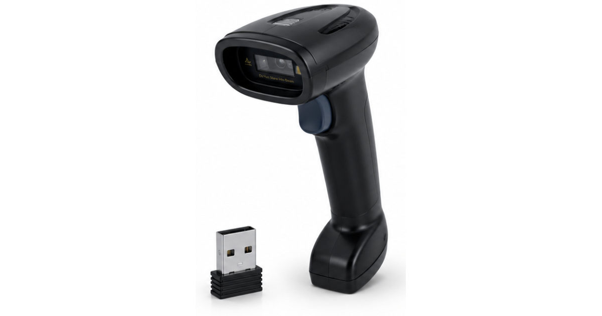 CifraCODE CNBT2D 2D Bluetooth Barcode Scanner | Wireless 2.4GHz + Bluetooth | 1D/2D QR Scanner | 2000mAh Battery | 24 Months Warranty