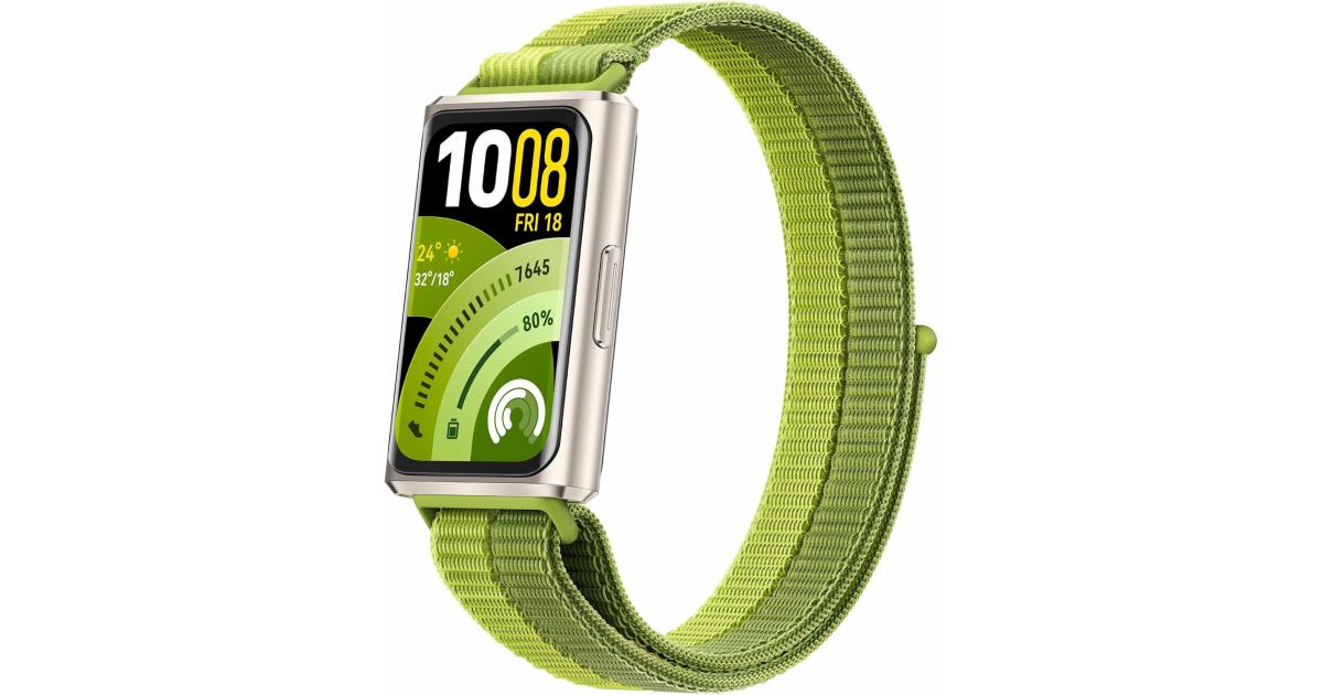 HUAWEI Band 11 PRO Smart Watch, AMOLED Display, Sleep & Stress monitoring Smart Watch, Upto 14 Days Battery, 50m Water Resistance, Precision Fitness & Health Tracker, Android&iOS compatible, Green