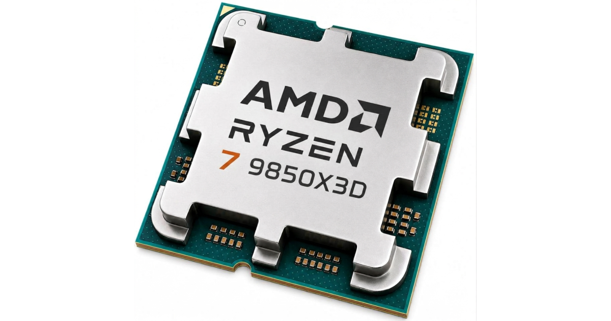 معالج كمبيوتر مكتبي AMD RYZEN 7 9850X3D 8-Core 4.7GHz (5.6 GHz Max Boost) 104MB Cache AM5 , Tray
