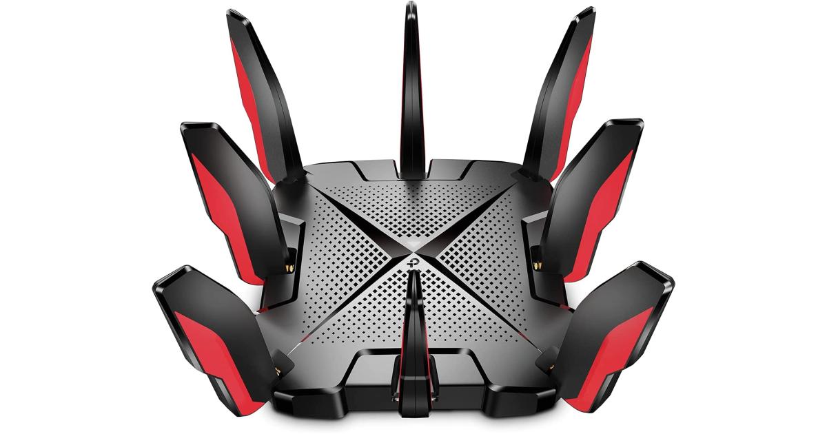 راوتر TP-Link Archer GX90 AX6600 WiFi 6 Gaming Tri Band Gigabit High-Speed ax Smart VPN