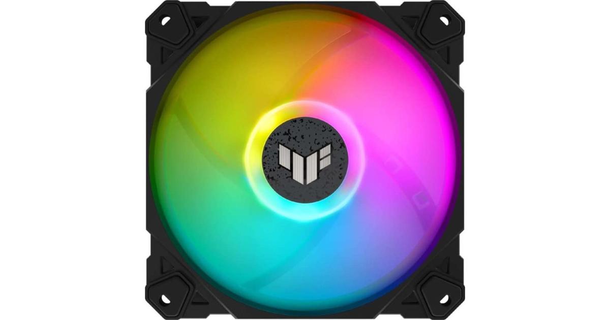 ASUS TUF Gaming TF120 ARGB Fan 3Pin LEDs Blade 120mm PWM Control For Computer Case & Liquid Radiator