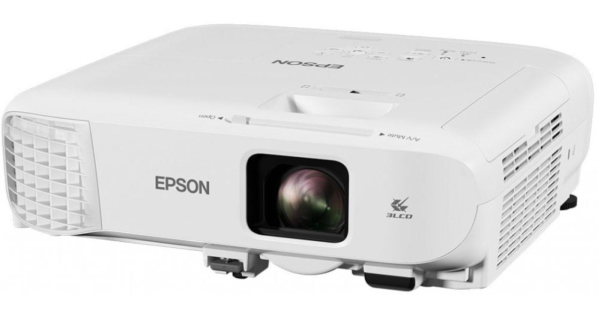 Epson EB-X49 3LCD XGA 3,600 Lumens 300" Display Home & Office Projector - White