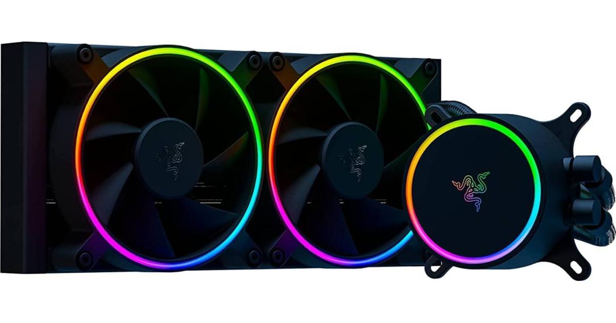 Razer Hanbo Chroma 240mm All-In-One Liquid Cooler aRGB Pump Cap Quiet Powerful aRGB Fans Silent PWM Fan RGB Chroma
