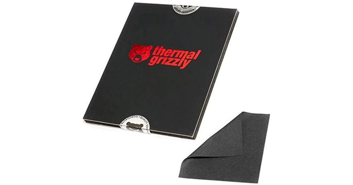 كرت شاشة Thermal Grizzly - Carbonaut (31x25x0,2mm) Carbon Thermal Pad for Maximum Thermal Conductivity - Reusable and Adaptable Surface CPU//PS4/PS5/Xbox